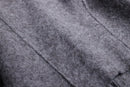 cropped deformation wool jacket