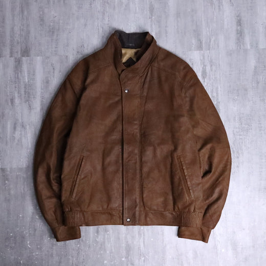 "Remy" deformation leather jacket
