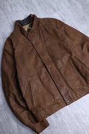 "Remy" deformation leather jacket