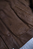 "Remy" deformation leather jacket