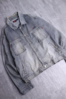 "DIESEL” over size denim trucker jacket