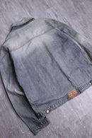 "DIESEL” over size denim trucker jacket