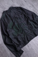 charcoal black denim tracker jacket