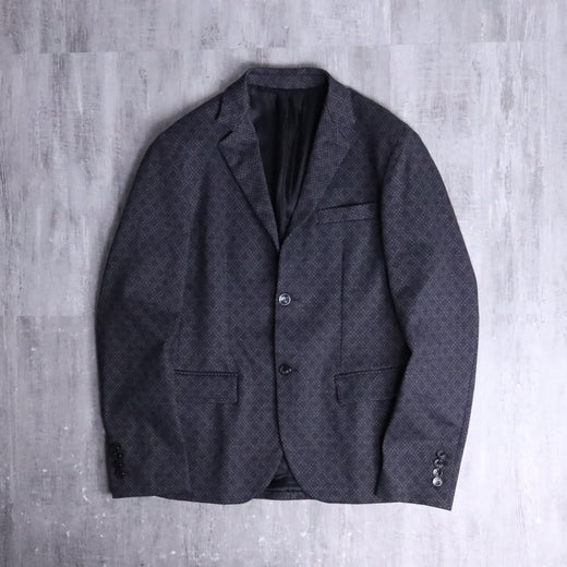 full pattern single tailored jacket