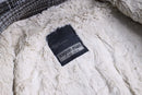 "xagon ma" boa-lined check zip jacket