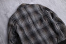 "xagon ma" boa-lined check zip jacket