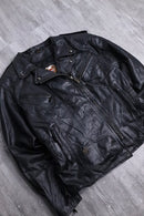 "Harley-Davidson" black double rider leather jacket