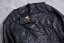 "Harley-Davidson" black double rider leather jacket