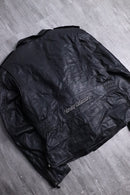 "Harley-Davidson" black double rider leather jacket