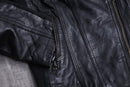 studs design lamb leather riders jacket