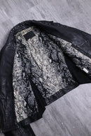 studs design lamb leather riders jacket
