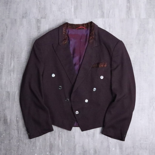 bordeaux double spencer jacket