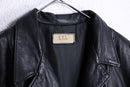 deep-slit leather maxi coat