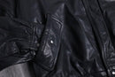 1980-90s shawl collar leather jacket