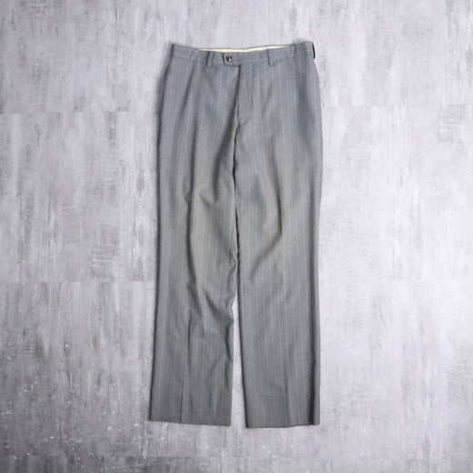 1990-00s notuck striped slacks