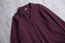 Calvin Klein flyfront open collar check shirt