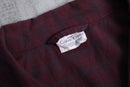Calvin Klein flyfront open collar check shirt