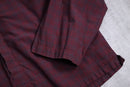 Calvin Klein flyfront open collar check shirt