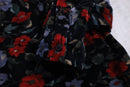 1990s flower pattern pile shirt made in usa