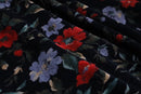 1990s flower pattern pile shirt made in usa
