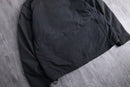 00's "TOMMY HILFIGER" black smooth fabric zip hoodie jacket