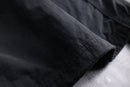 00's "TOMMY HILFIGER" black smooth fabric zip hoodie jacket