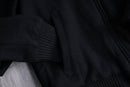 "Gap" full zip high neck wool knit jacket