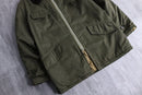 boa collar military field coat