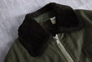 boa collar military field coat