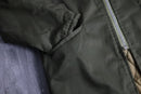 boa collar military field coat