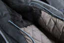 boa collar military field coat