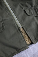 boa collar military field coat
