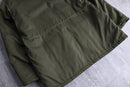 boa collar military field coat