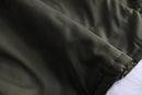 boa collar military field coat