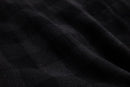 10s block check standneck blouson