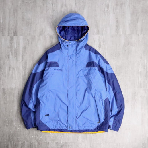90-00s Columbia VERTEX 2tone nylon parka