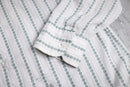 70s geometric stripe shirt