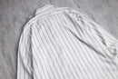 70s geometric stripe shirt