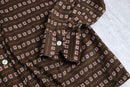 70s all over pattern shirt