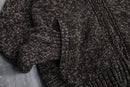 90-00s fabric change cotton highneck jacket