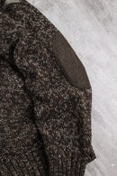 90-00s fabric change cotton highneck jacket
