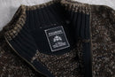 90-00s fabric change cotton highneck jacket