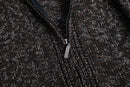90-00s fabric change cotton highneck jacket
