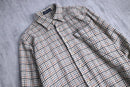 multi color wool check shirt