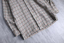 multi color wool check shirt