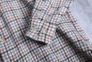 multi color wool check shirt
