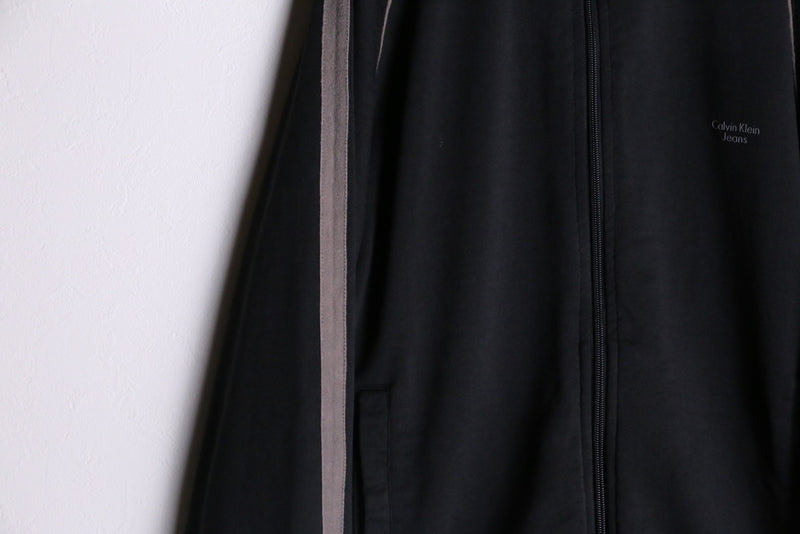 "Calvin Klein" black track jacket