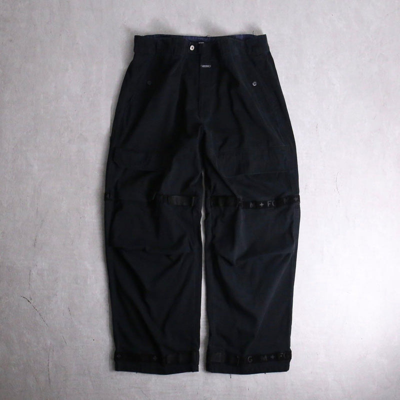 1990s GIRBAUD chino shuttle pants "Black"