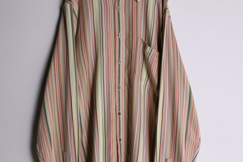 multicolor stripe pattern dress shirts