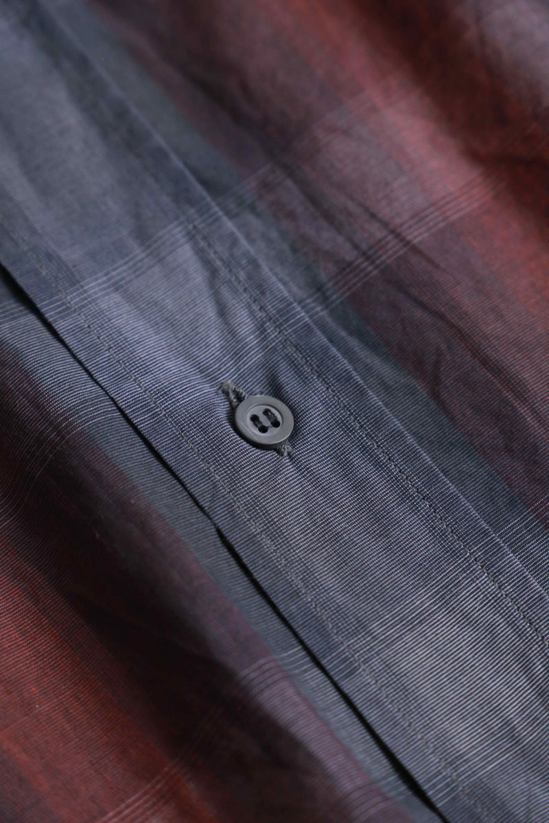 "Pierre Cardin" ombre check cotton poplin shirt